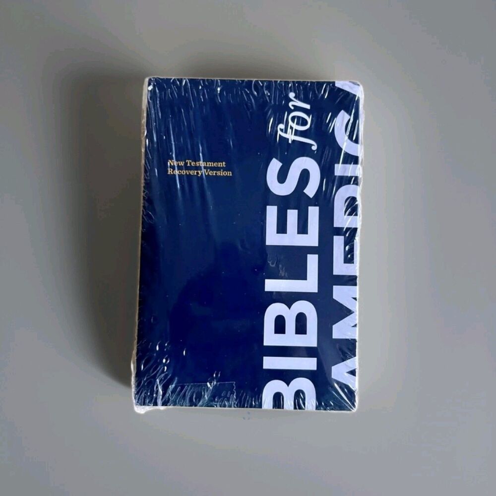 New Testament Recovery Version Bible For America A Bible You Can Understand 2021